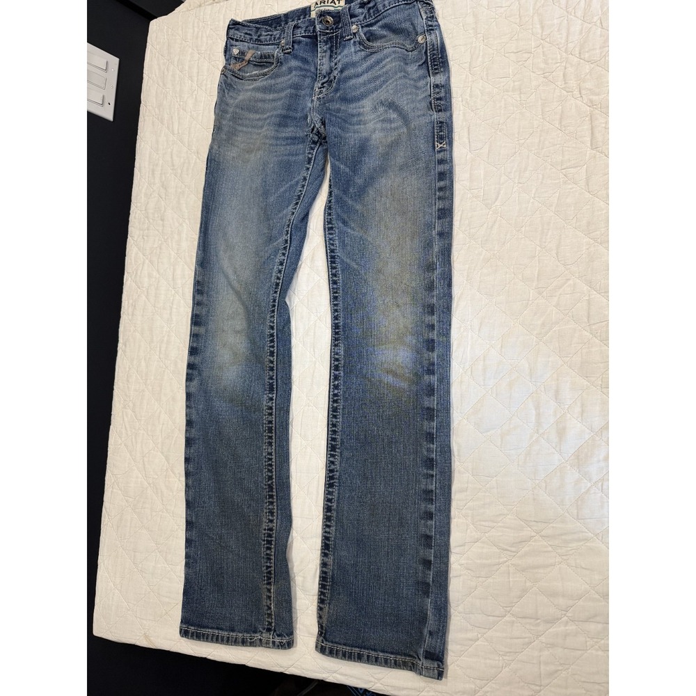 Ariat M7 Men's Jeans 31x36 Slim Fit Straight Leg Distressed Work Jeans READ